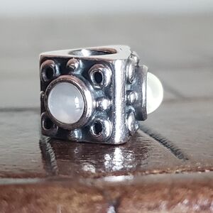 ☀️Pandora Moonstone Triangle Charm